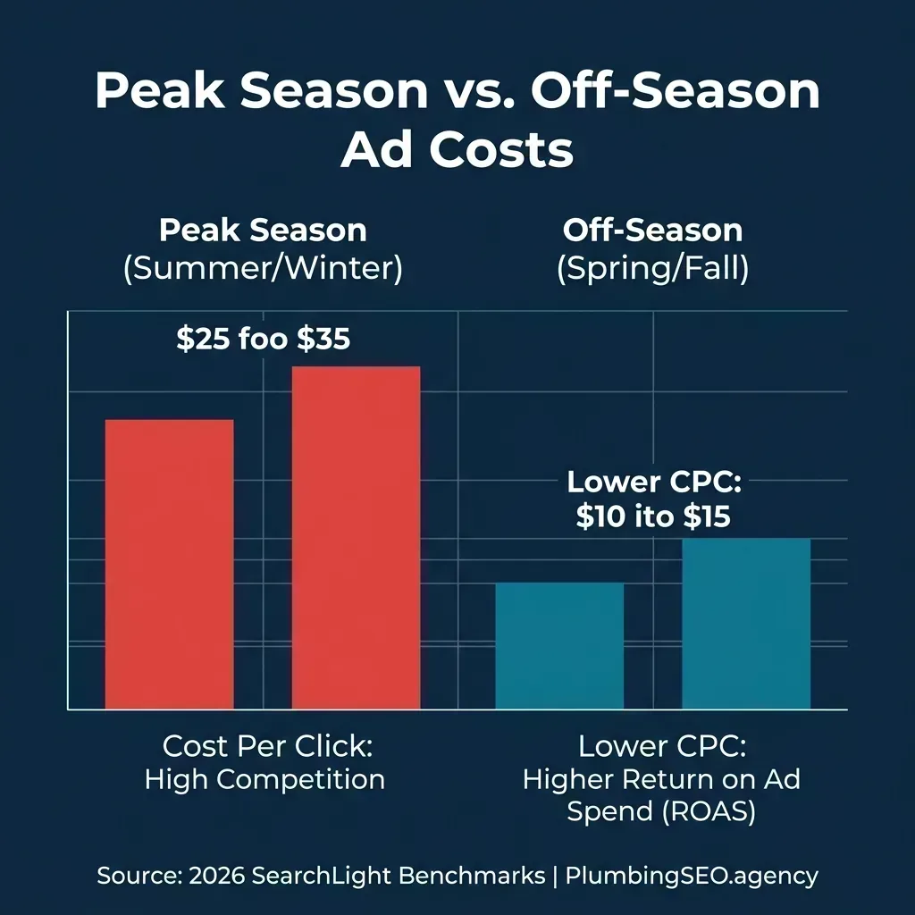 Peak Season vs Off-Season Ad Costs Comparison