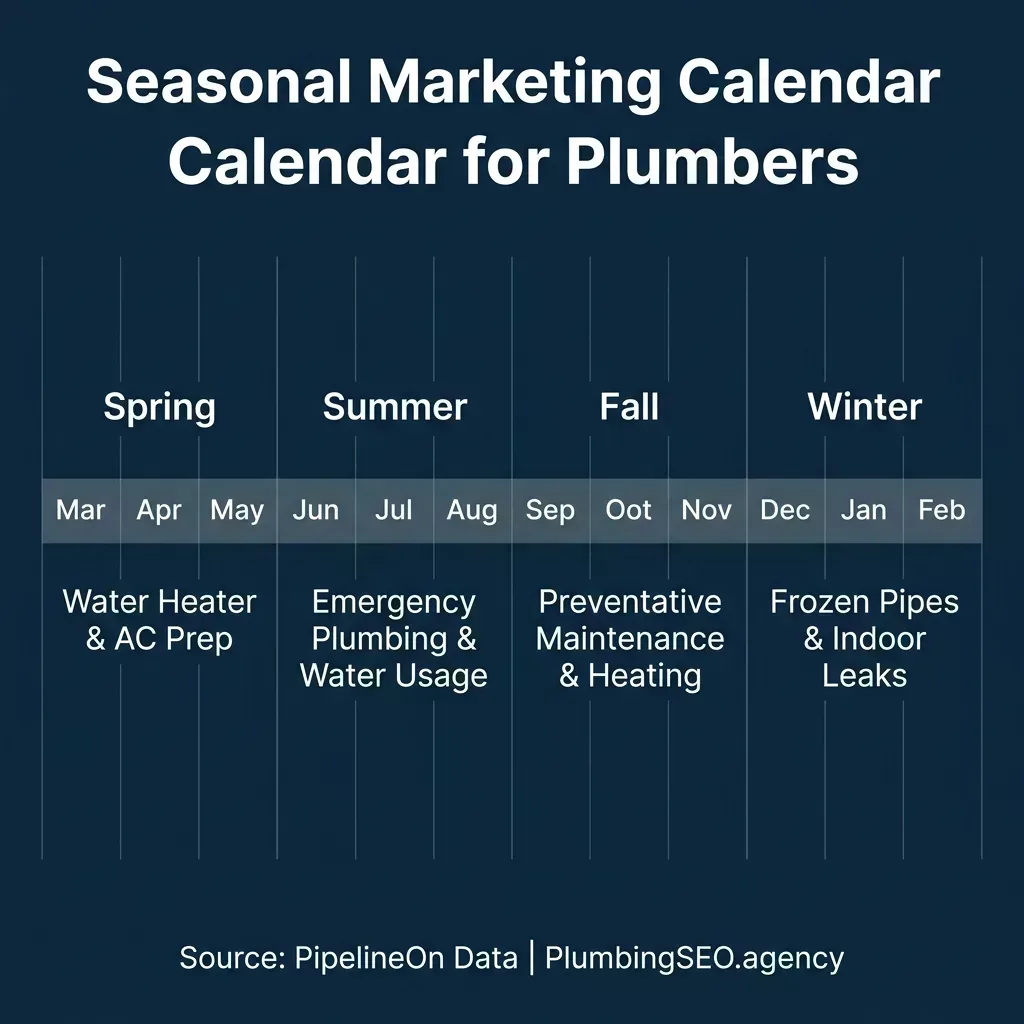 Seasonal Marketing Calendar for Plumbers